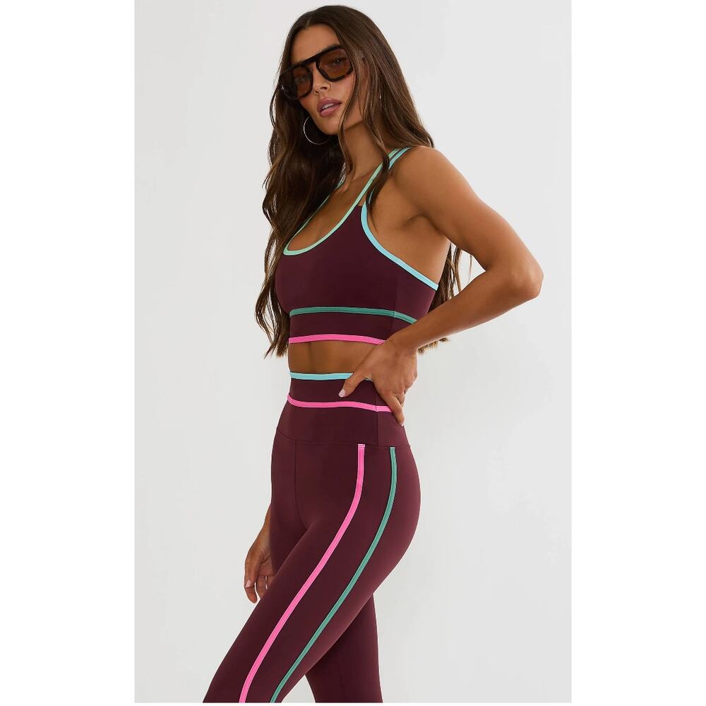 NWT Beach Riot Anari Bra Top in Raspberry. Size Small - Picture 4 of 8